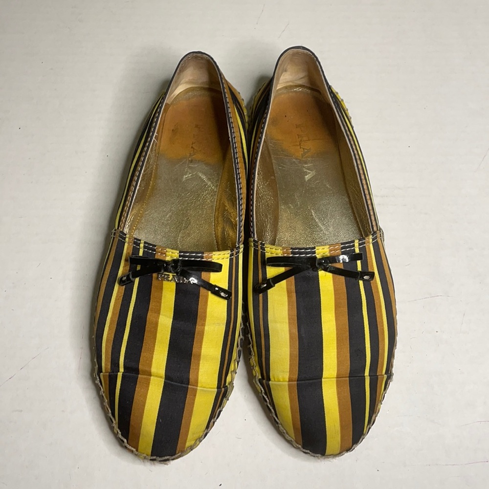 Prada Stripped Espadrille - Picture 1 of 12